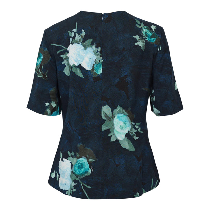 Club21 - Erdem - Short Sleeve Top - WOVEN TOPS - Blue
