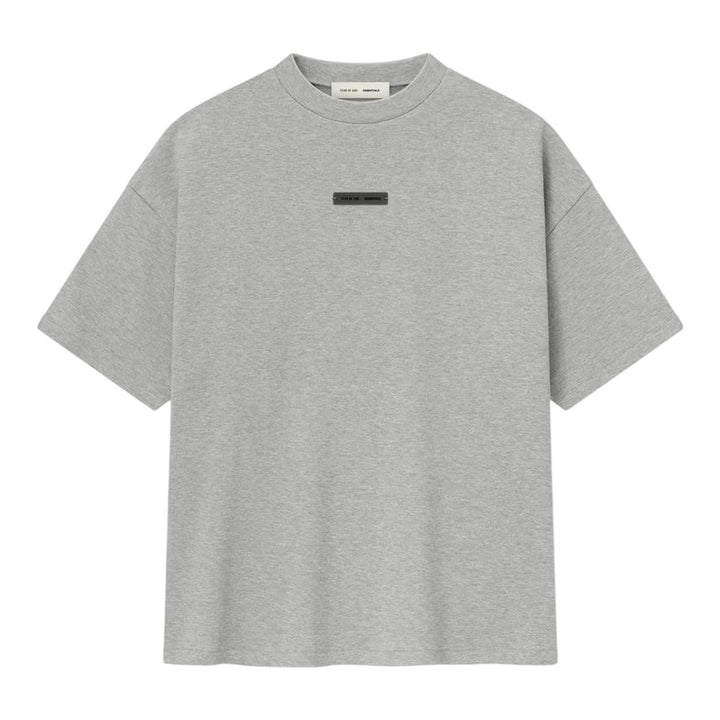 Club21 - Fear of God ESSENTIALS - 90S Fit Pique Crewneck Tee - TEES - Grey
