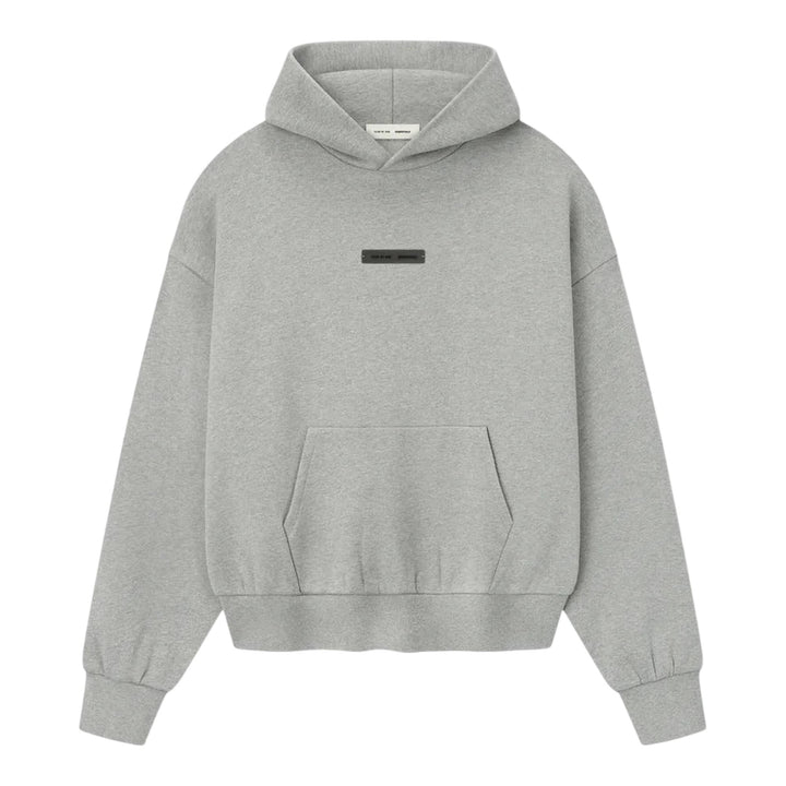 Club21 - Fear of God ESSENTIALS - Classic Fit Fleece Hoodie - SWEATSHIRTS - Grey