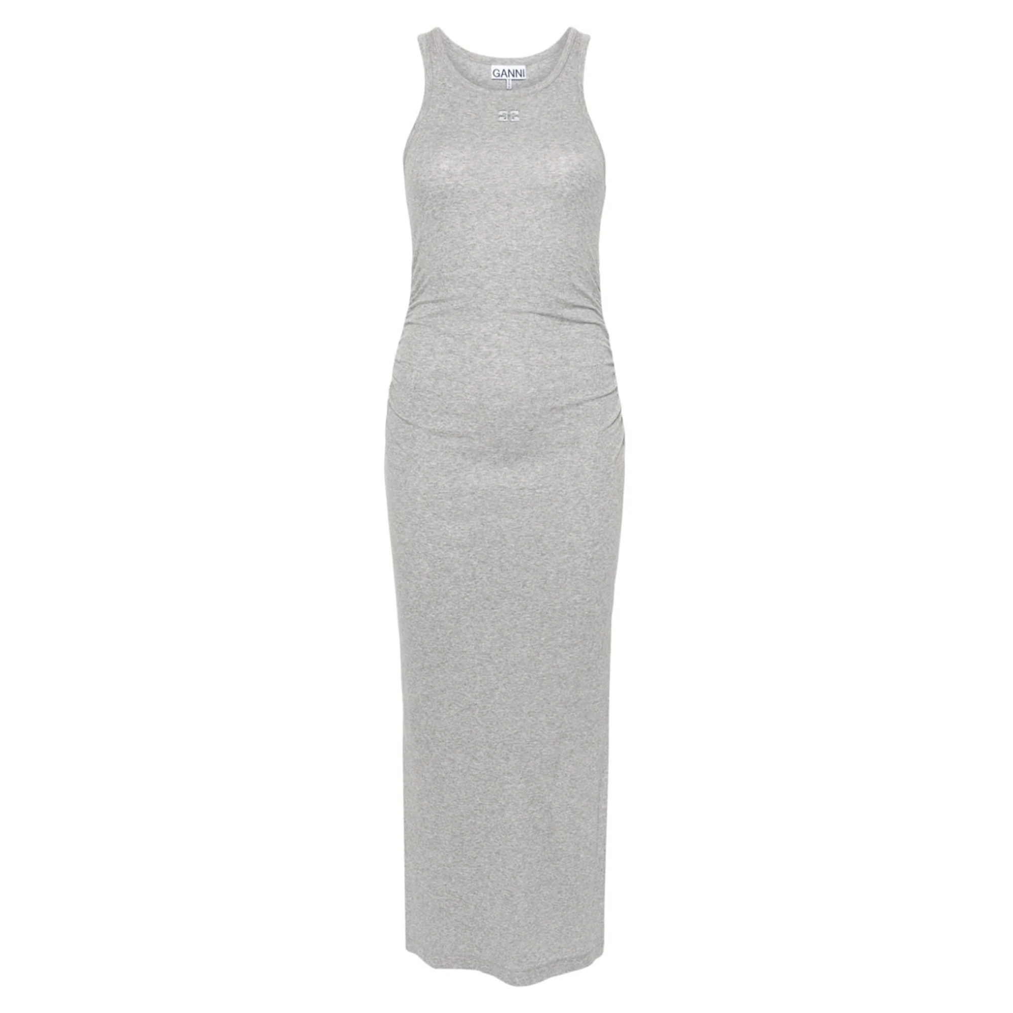 Soft Cotton Rib Tank Top Long Dress  Club21.com