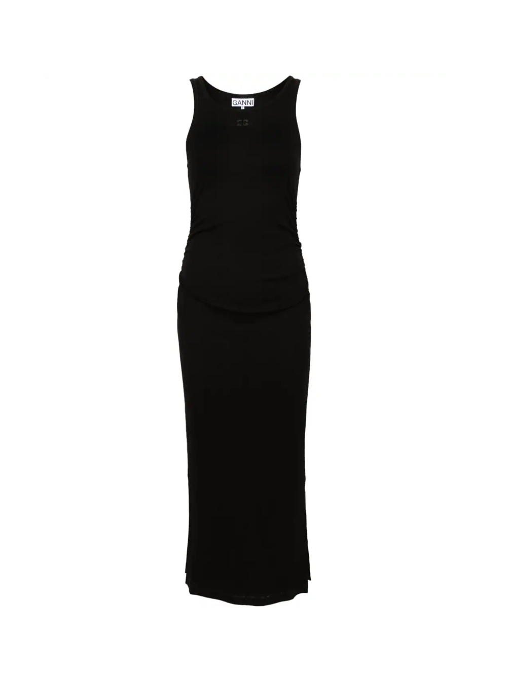 Soft Cotton Rib Tank Top Long Dress – Club21.com