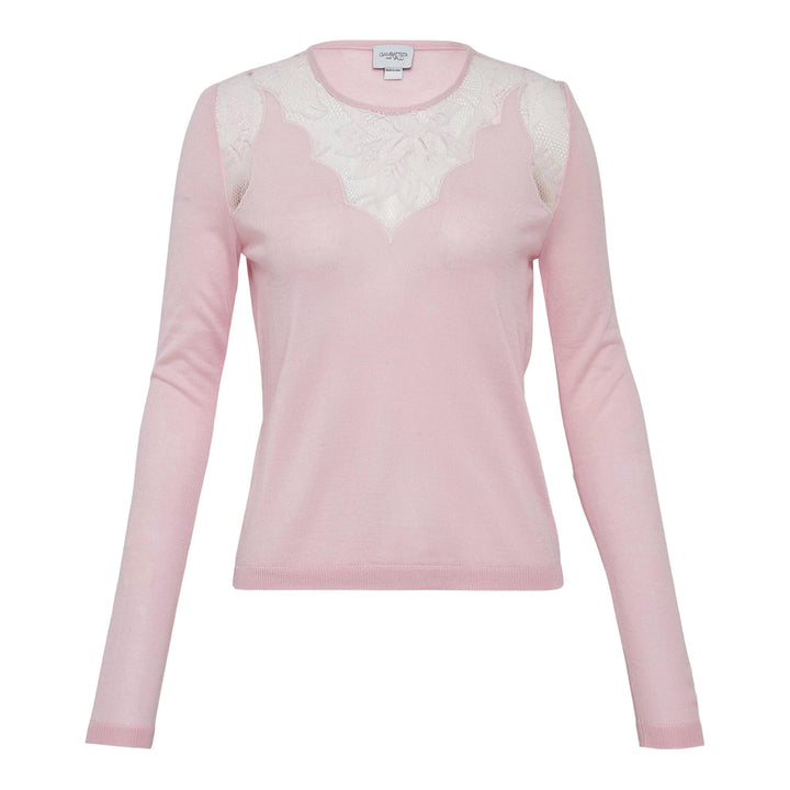 Club21 - Giambattista Valli - Cashmere Silk Knit Top - KNIT TOPS - Pink