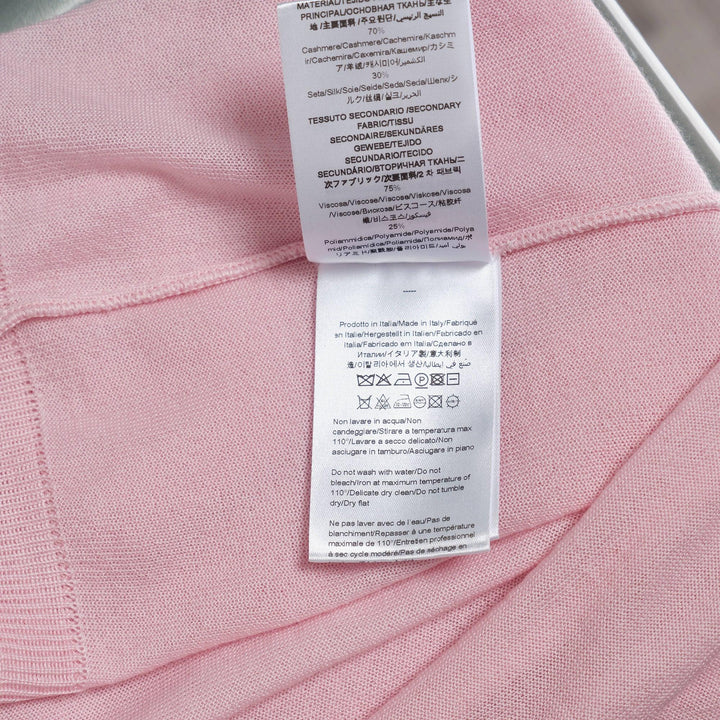 Club21 - Giambattista Valli - Cashmere Silk Knit Top - KNIT TOPS - Pink