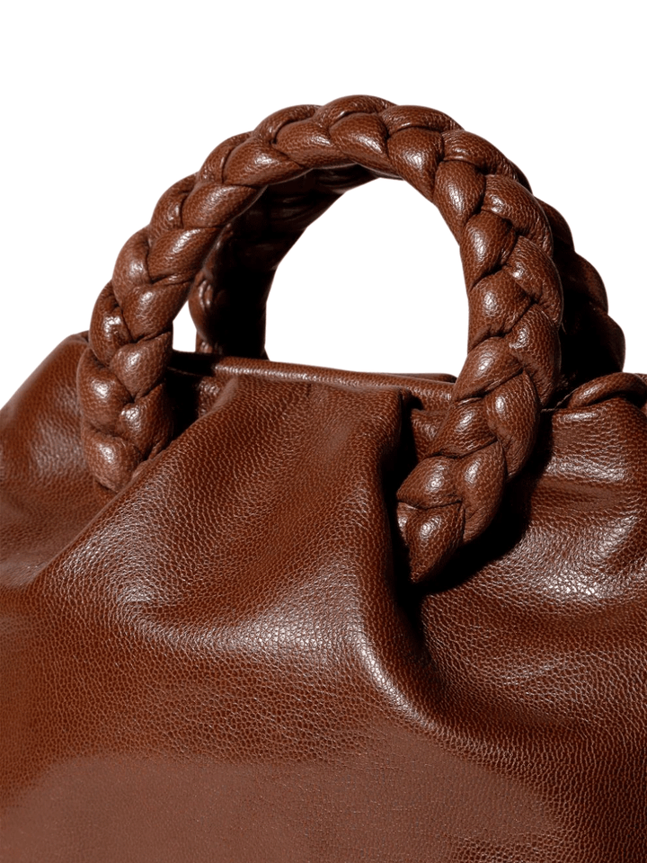 HEREU-Bombon-M-Supple-Shiny-Braided-Top-Handle-Bag-Brown-2