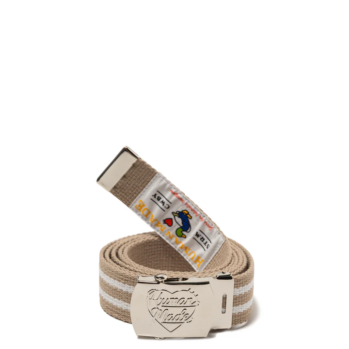 HUMAN_MADE_Web_Belt_Beige