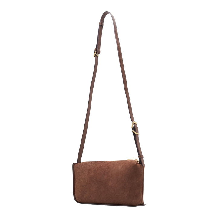 Club21 - JOY GRYSON - Crescent Shoulder Bag Suede - SHOULDER BAGS - Brown