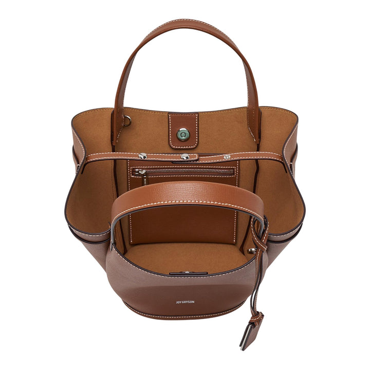 Club21 - JOY GRYSON - Vase Medium Tote - TOTES - Brown