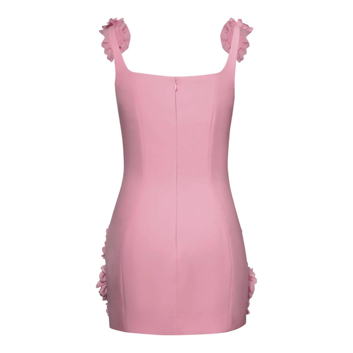 Club21 - JW PEI - Elaina Rosette Applique Mini Dress - DRESSES - Pink