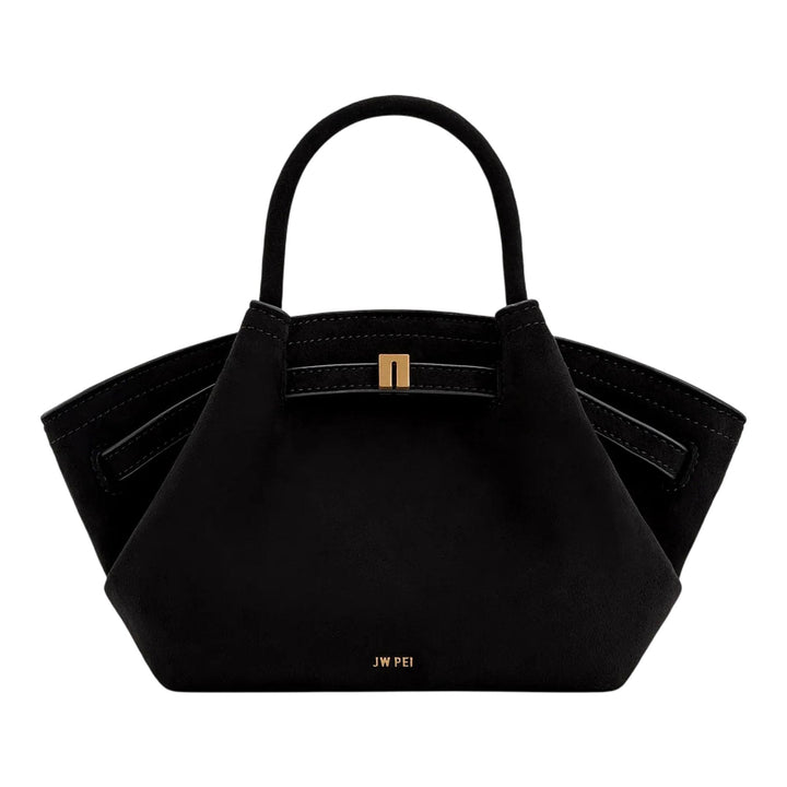 Club21 - JW PEI - Hana Mini Faux Suede Tote Bag - CROSS BODY - Black