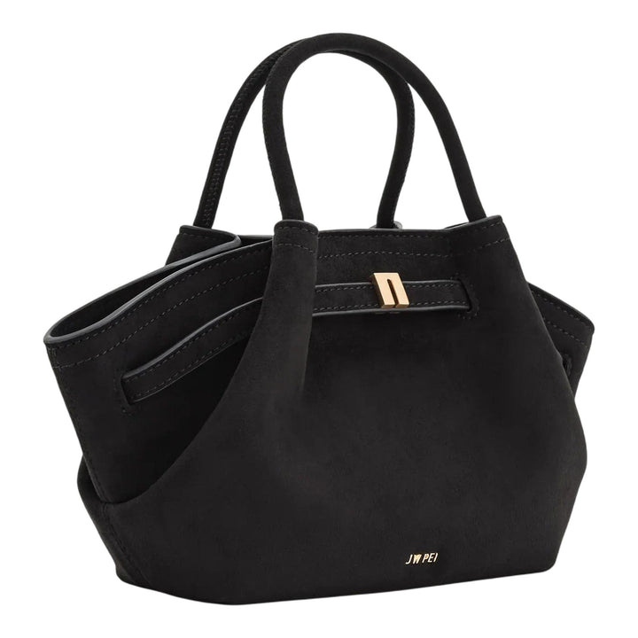 Club21 - JW PEI - Hana Mini Faux Suede Tote Bag - CROSS BODY - Black