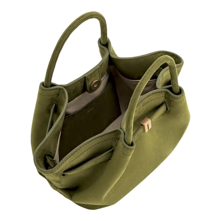 Club21 - JW PEI - Hana Mini Faux Suede Tote Bag - CROSS BODY - Olive