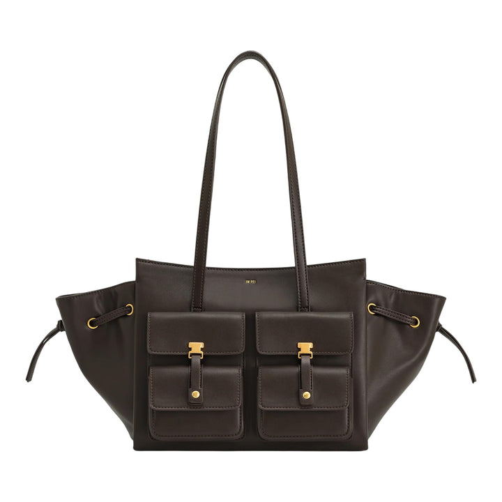 Club21 - JW PEI - Linda Tote Bag Dark Brown - SHOULDER BAGS - Dark Brown