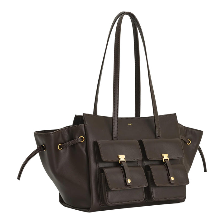 Club21 - JW PEI - Linda Tote Bag Dark Brown - SHOULDER BAGS - Dark Brown