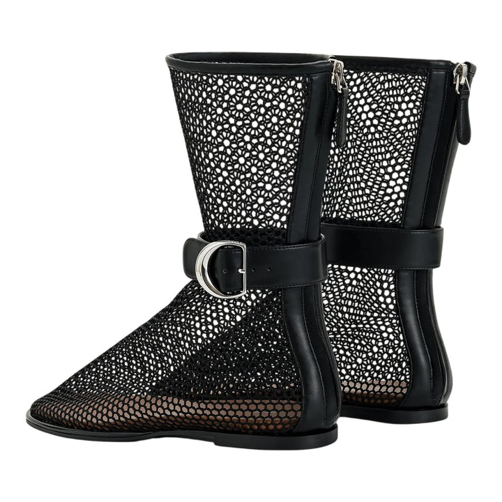 Club21 - JW PEI - Sophia Mesh Boots - BOOTS - Black