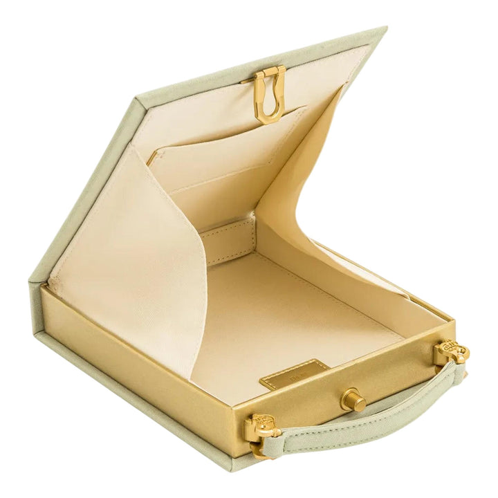 Club21 - JW PEI - Taya-Wine Glass Pattern Embroired Clutch Bag - HANDBAGS - Green