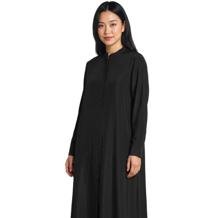 Club21 - Jil Sander - Silk And Nylon Dress - WOVEN DRESSES - Black