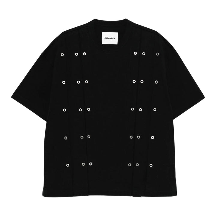 Club21 - Jil Sander - T-Shirt With Eyelets - TEES - Black