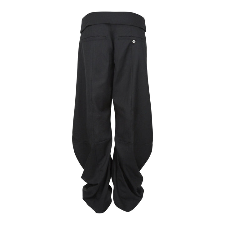 Club21 - JiyongKim - Sun-Bleached Curved Trousers - PANTS - Black