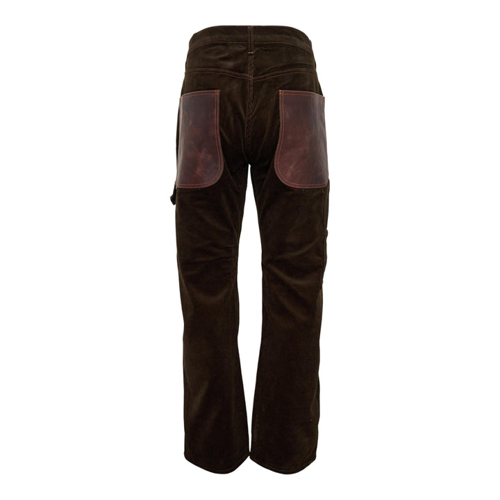 Club21 - Junya Watanabe - Cotton Corduroy X Leather Pants - PANTS - Brown
