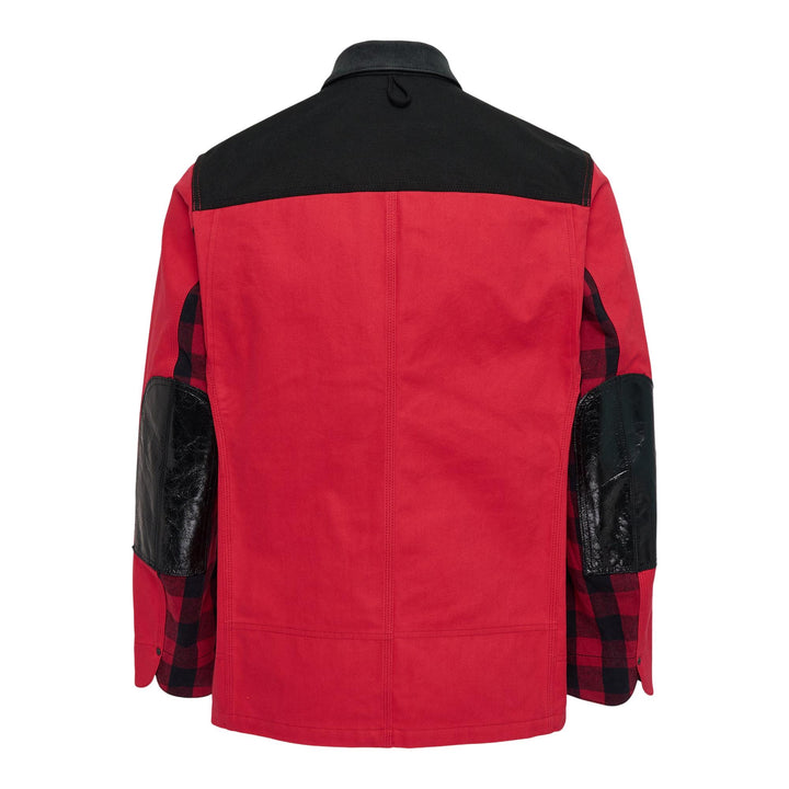 Club21 - Junya Watanabe - Cotton Serge X Cotton Duck Blouson - BLOUSON - Red