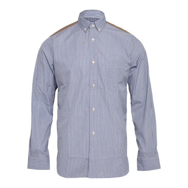 Club21 - Junya Watanabe - Cotton Stripe X Nylon Taffeta Shirt - SHIRTS - Multi