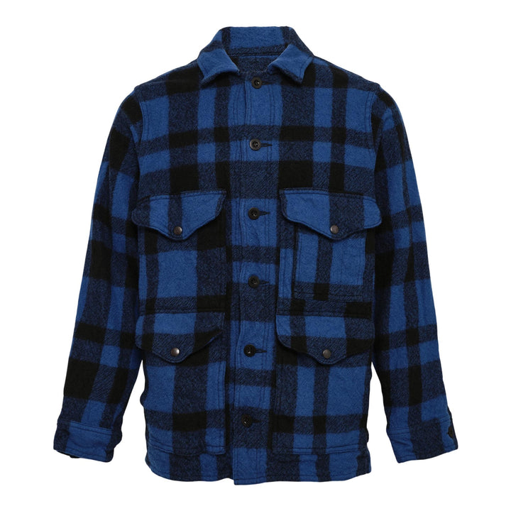Club21 - Junya Watanabe - Wool Check Garment Milled Blouson - BLOUSON - Blue