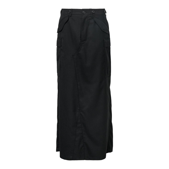 Club21 - Junya Watanabe - Wool Polyester Serge Skirt - SKIRTS - Black