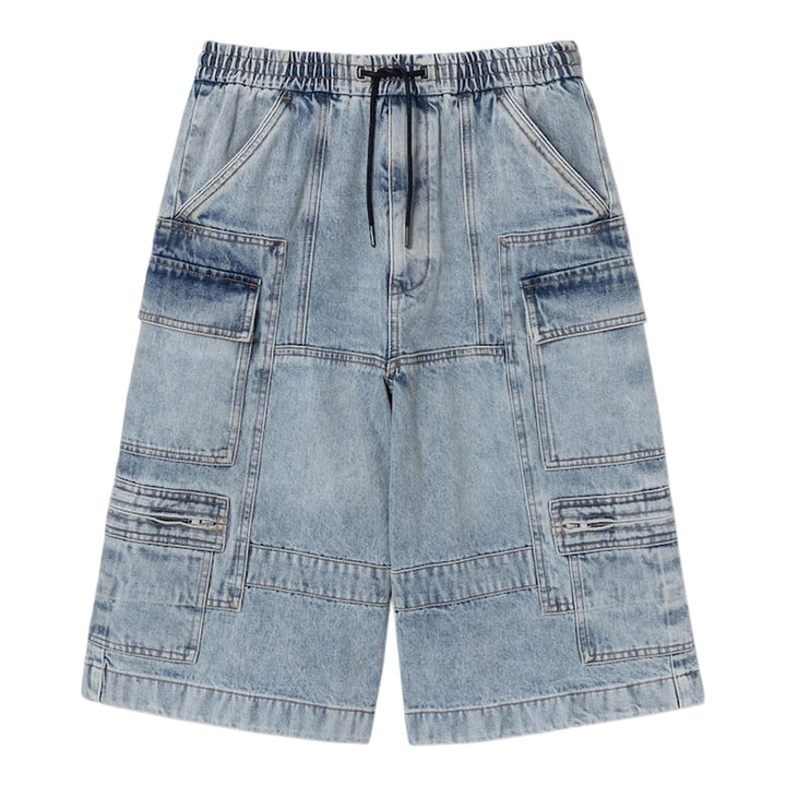 Club21 - Juun.J - Denim Long Shorts - SHORTS - Blue