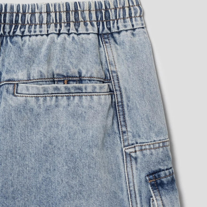 Club21 - Juun.J - Denim Long Shorts - SHORTS - Blue