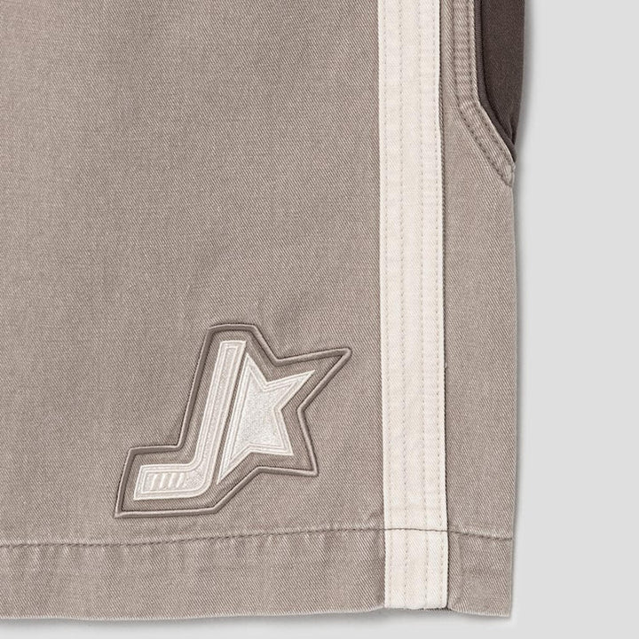 Club21 - Juun.J - Denim Track Shorts - SHORTS - Beige