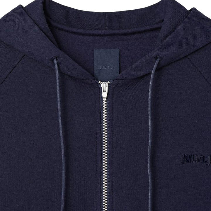 Club21 - Juun.J - Equilibre Rock Stage Graphic Hoodie - SWEATSHIRTS - Navy