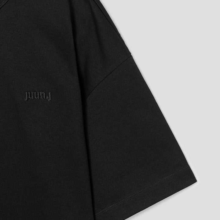 Club21 - Juun.J - Equilibre Rock Stage Graphic T-Shirt - TEES - Black