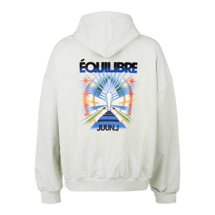 Club21 - Juun.J - Star Graphic Print Sweatshirt - SWEATSHIRTS - Ivory