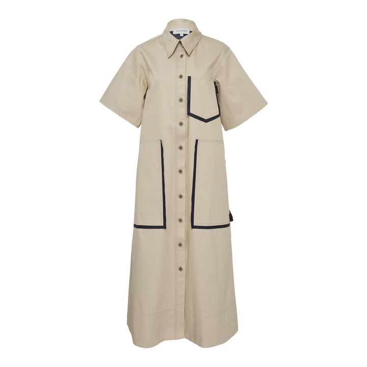 Club21 - Lee Mathews - Henry Shirt Dress - WOVEN DRESSES - Beige