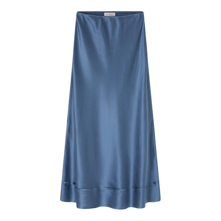 Club21 - Lee Mathews - Stella Silk Satin Skirt - SKIRTS - Blue