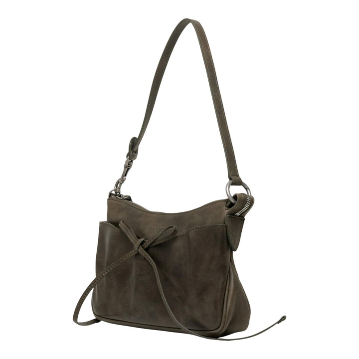 Club21 - MARGESHERWOOD - Ribbon Pochette - SHOULDER BAGS - Grey