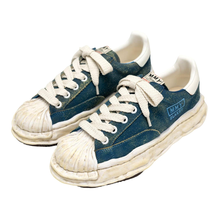 Club21 - MIHARA YASUHIRO - BLAKEY Original Sole Vintage Suede Low-Top Sneaker - SNEAKERS - Blue