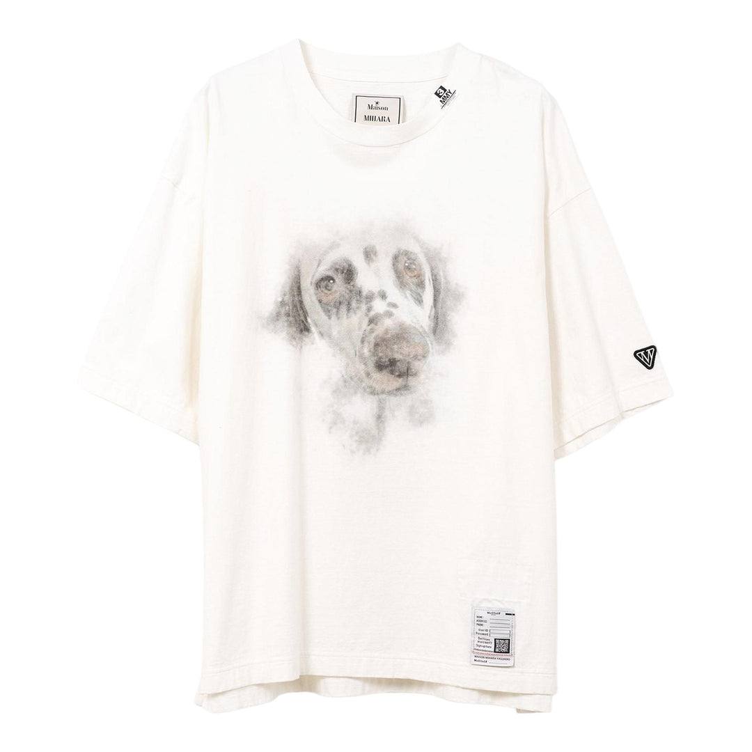 Club21 - MIHARA YASUHIRO - Dog Printed Tee - TEES - White