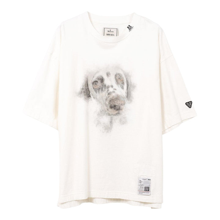 Club21 - MIHARA YASUHIRO - Dog Printed Tee - TEES - White