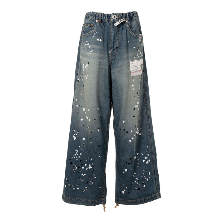 Club21 - MIHARA YASUHIRO - Embellised Jeans - JEANS - Indigo