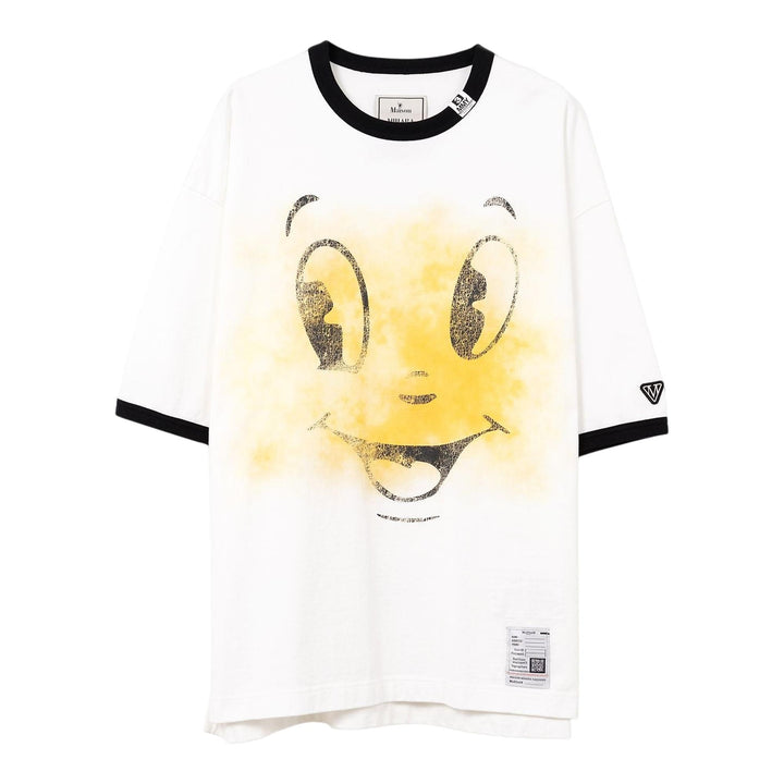 Club21 - MIHARA YASUHIRO - Happy Face Printed Tee - TEES - White