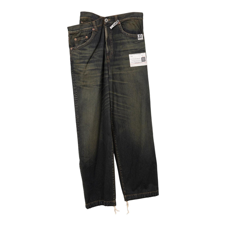 Club21 - MIHARA YASUHIRO - Huge Layerd Jeans - JEANS - Indigo