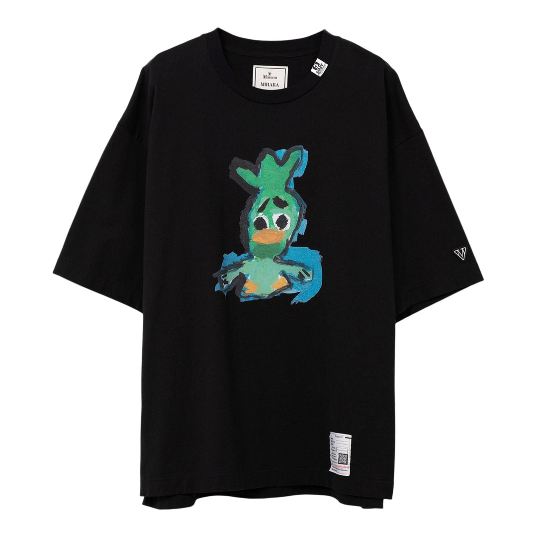 Club21 - MIHARA YASUHIRO - Leon Printed Tee - TEES - Black