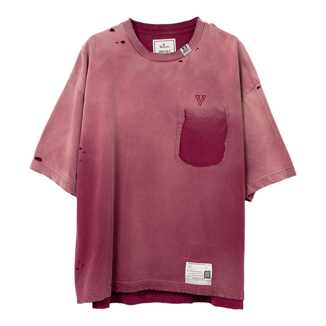 Club21 - MIHARA YASUHIRO - Sun Faded Tee - TEES - Red