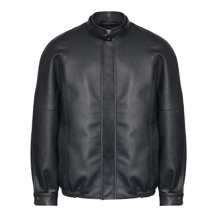 Club21 - MM6 - Sportsjacket Faux Leather - JACKETS - Black