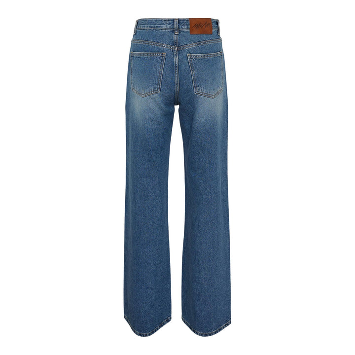 Club21 - MMAM - Medium Light Blue Wash Straight Leg Jeans - JEANS - Denim