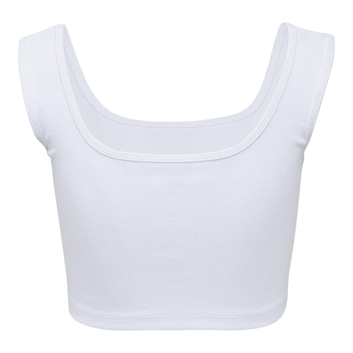 Club21 - MMAM - Mmam Logo Cropped Tank Top - WOVEN TOPS - White