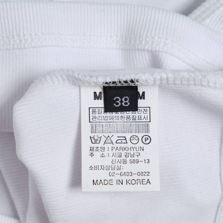 Club21 - MMAM - Mmam Logo Cropped Tank Top - WOVEN TOPS - White