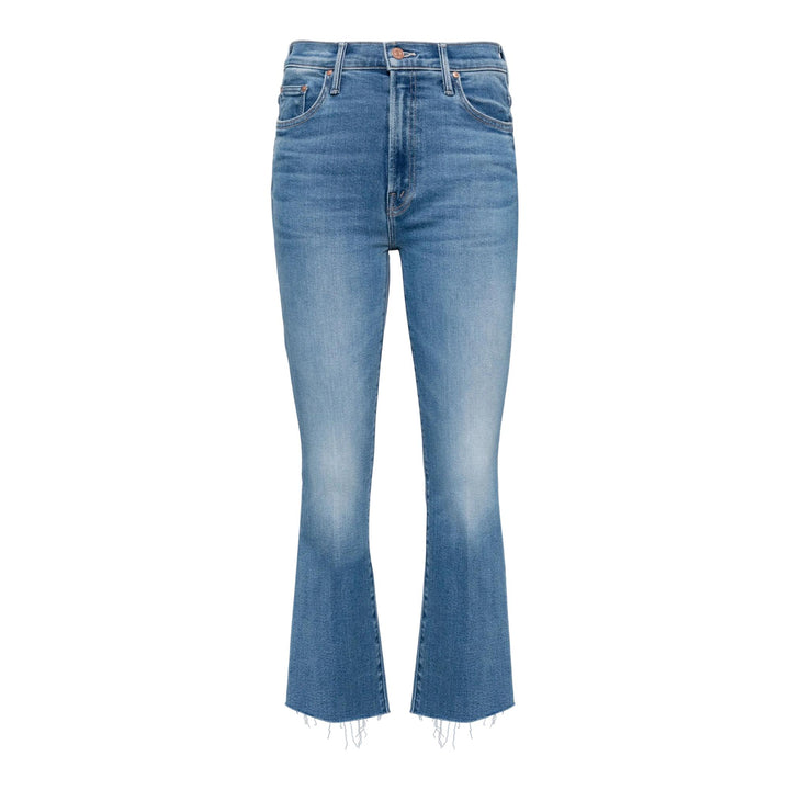 Club21 - MOTHER - The Insider Crop Step Fray Jeans - JEANS - Blue