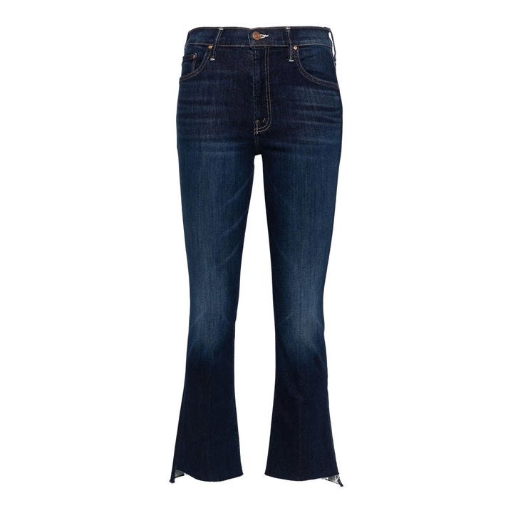 Club21 - MOTHER - The Insider Crop Step Fray Jeans - JEANS - Dark Blue